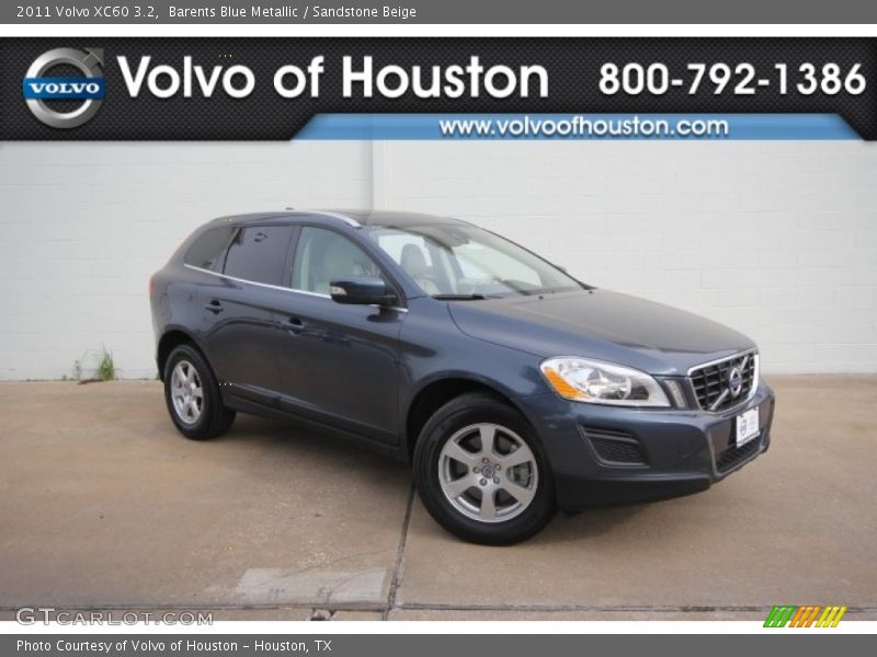 Barents Blue Metallic / Sandstone Beige 2011 Volvo XC60 3.2