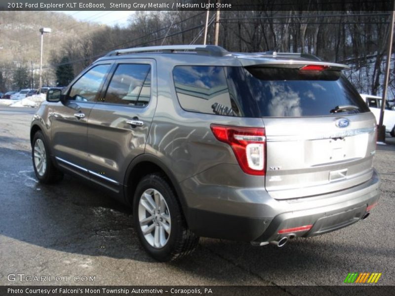 Sterling Gray Metallic / Medium Light Stone 2012 Ford Explorer XLT EcoBoost