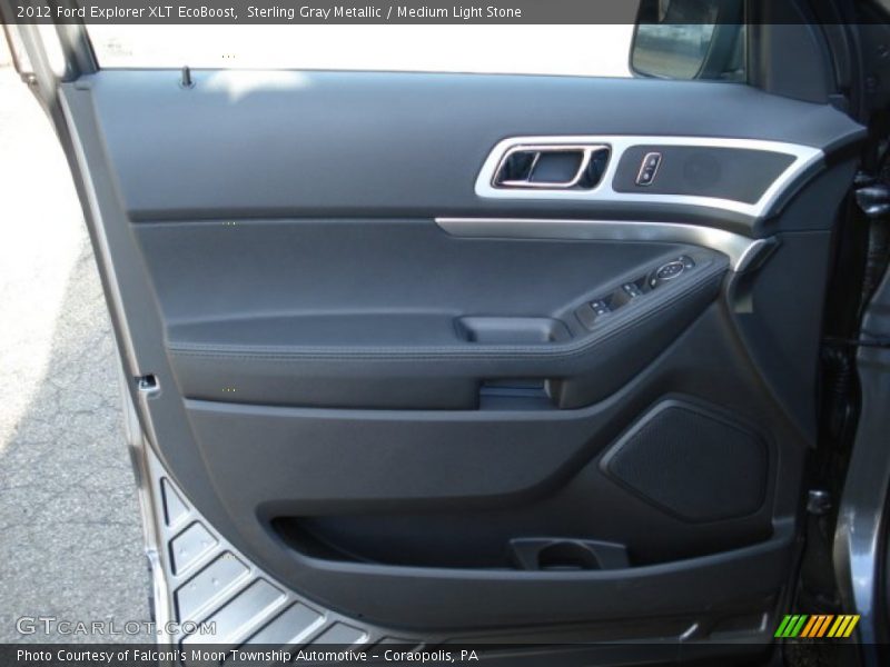 Sterling Gray Metallic / Medium Light Stone 2012 Ford Explorer XLT EcoBoost