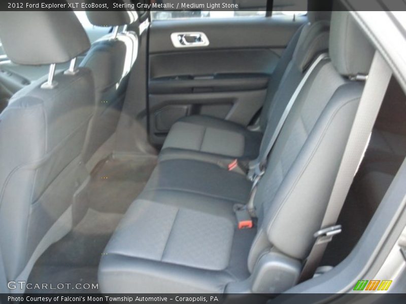 Sterling Gray Metallic / Medium Light Stone 2012 Ford Explorer XLT EcoBoost