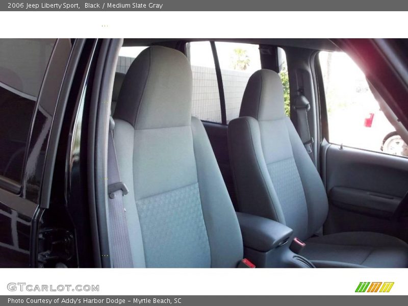Black / Medium Slate Gray 2006 Jeep Liberty Sport