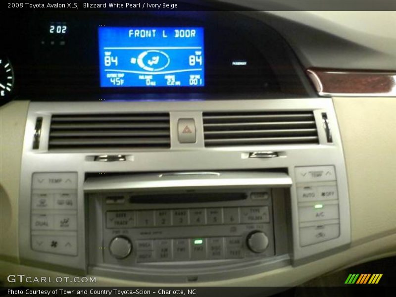Blizzard White Pearl / Ivory Beige 2008 Toyota Avalon XLS