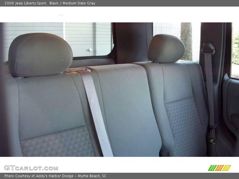Black / Medium Slate Gray 2006 Jeep Liberty Sport