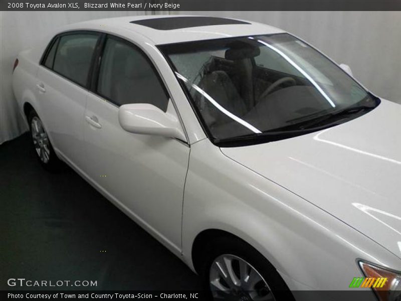 Blizzard White Pearl / Ivory Beige 2008 Toyota Avalon XLS