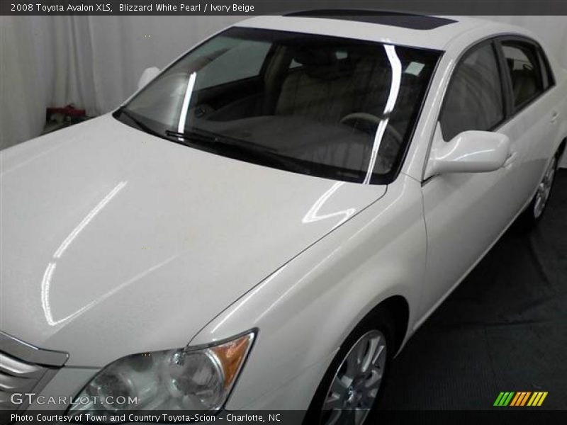 Blizzard White Pearl / Ivory Beige 2008 Toyota Avalon XLS