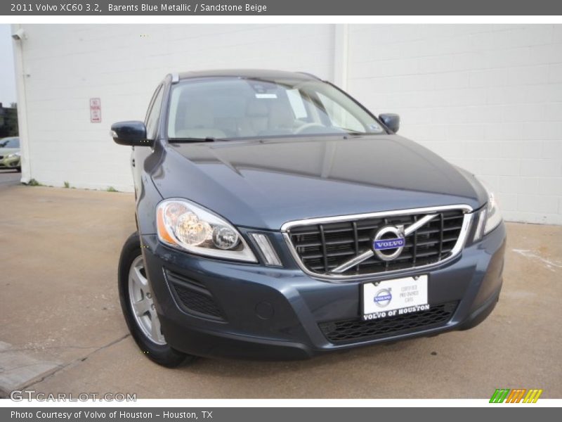 Barents Blue Metallic / Sandstone Beige 2011 Volvo XC60 3.2