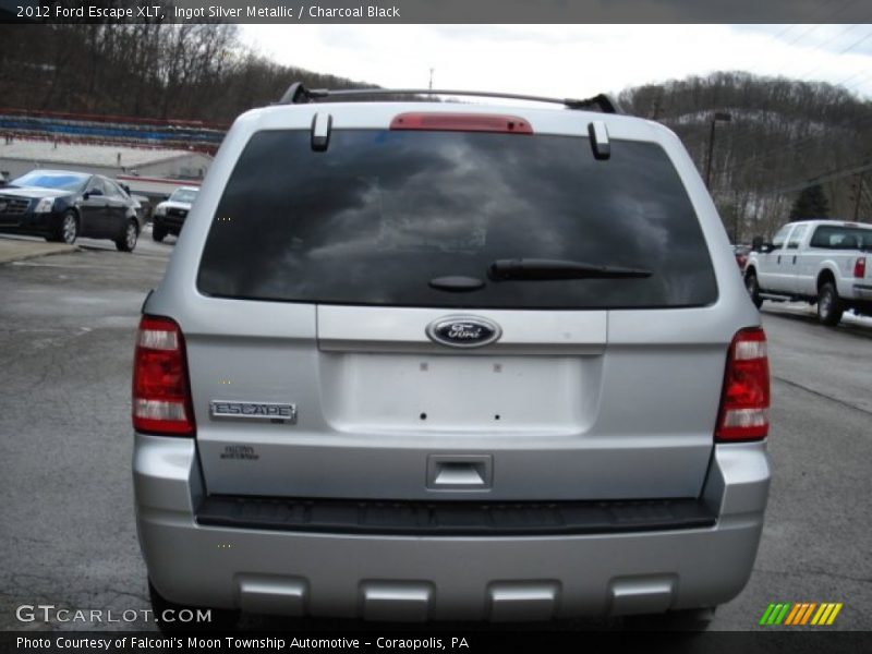 Ingot Silver Metallic / Charcoal Black 2012 Ford Escape XLT
