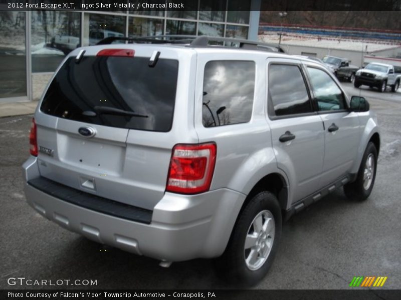 Ingot Silver Metallic / Charcoal Black 2012 Ford Escape XLT