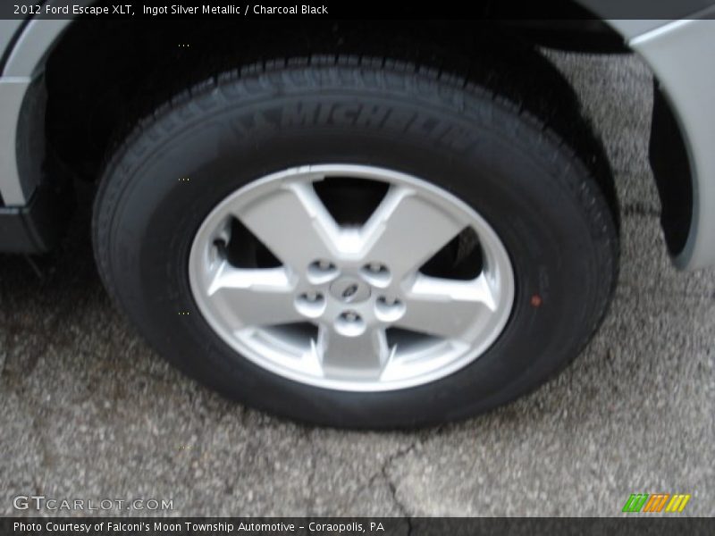 Ingot Silver Metallic / Charcoal Black 2012 Ford Escape XLT