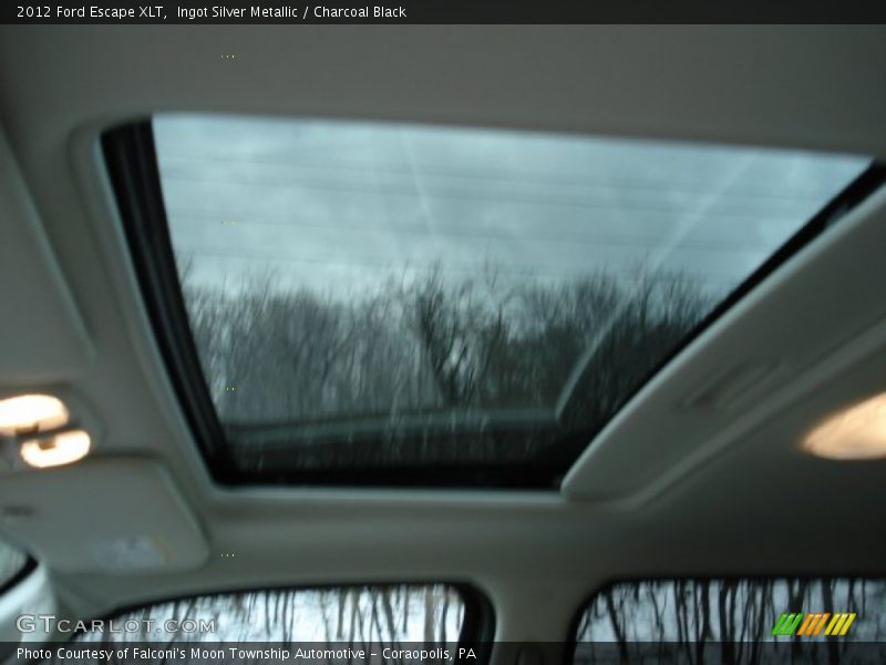 Ingot Silver Metallic / Charcoal Black 2012 Ford Escape XLT