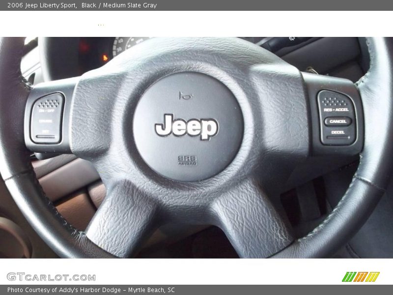Black / Medium Slate Gray 2006 Jeep Liberty Sport