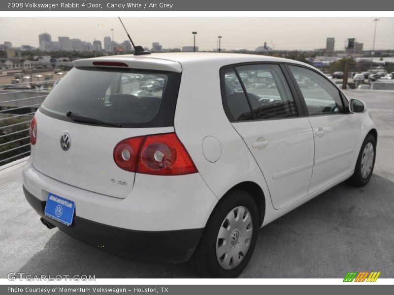 Candy White / Art Grey 2008 Volkswagen Rabbit 4 Door