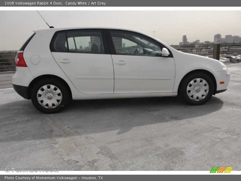 Candy White / Art Grey 2008 Volkswagen Rabbit 4 Door