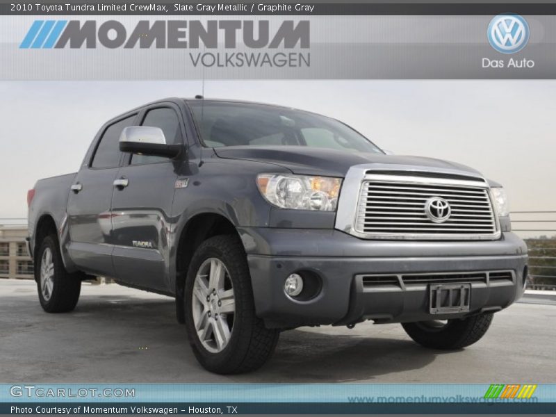 Slate Gray Metallic / Graphite Gray 2010 Toyota Tundra Limited CrewMax