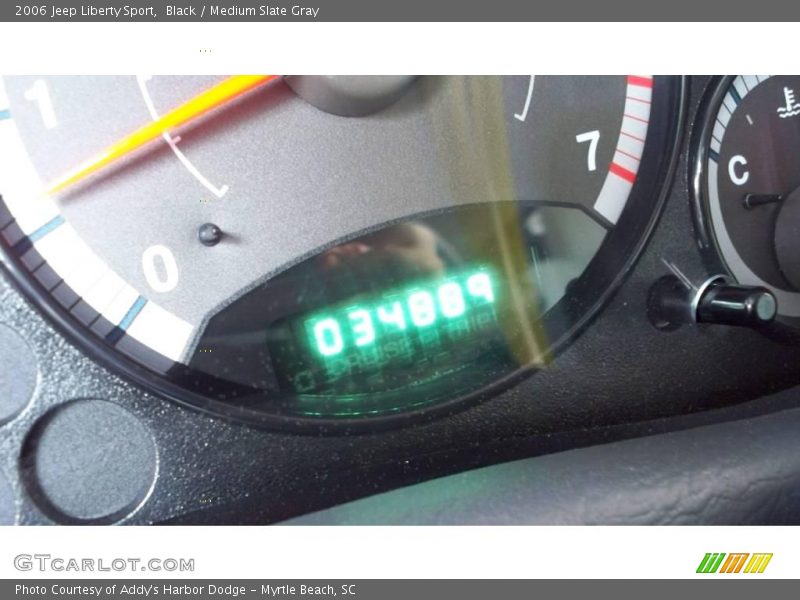 Black / Medium Slate Gray 2006 Jeep Liberty Sport