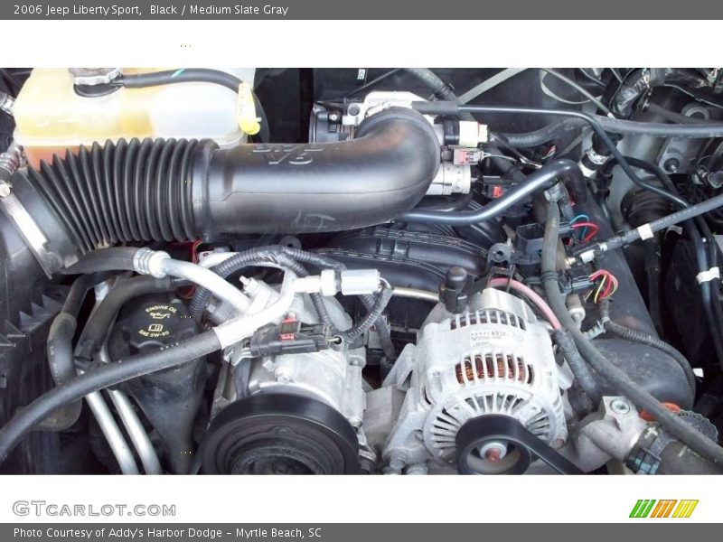 Black / Medium Slate Gray 2006 Jeep Liberty Sport