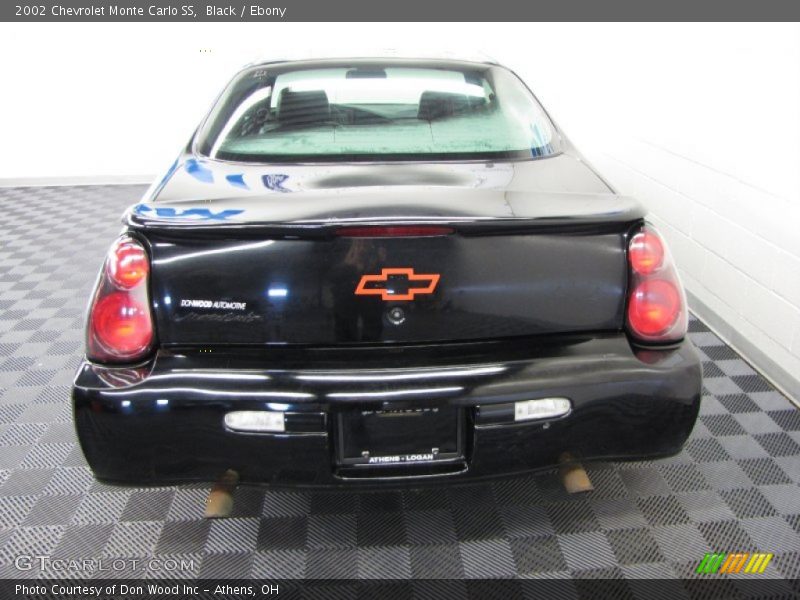 Black / Ebony 2002 Chevrolet Monte Carlo SS