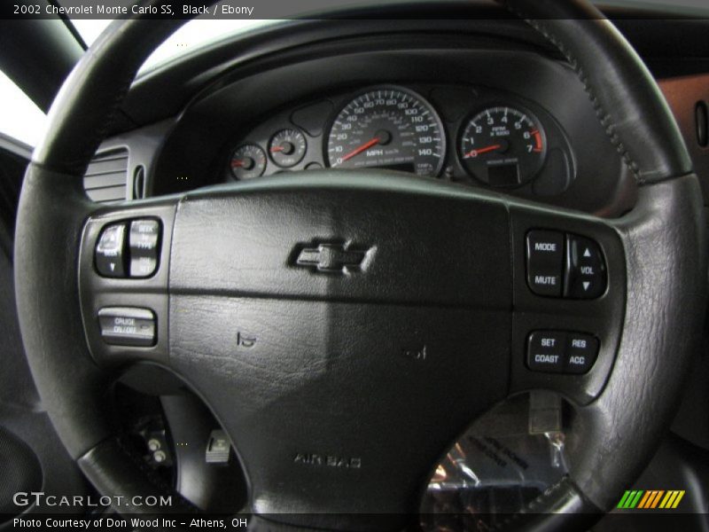 Black / Ebony 2002 Chevrolet Monte Carlo SS