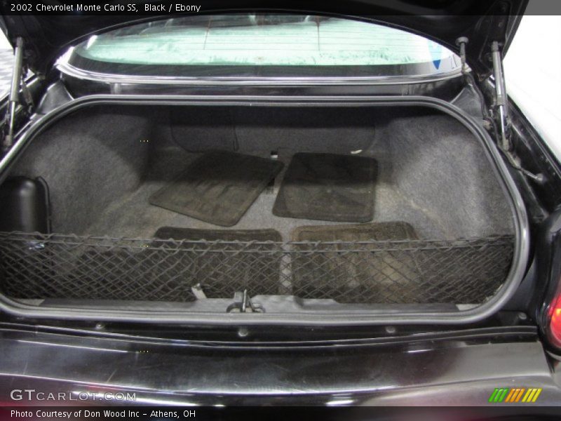 Black / Ebony 2002 Chevrolet Monte Carlo SS