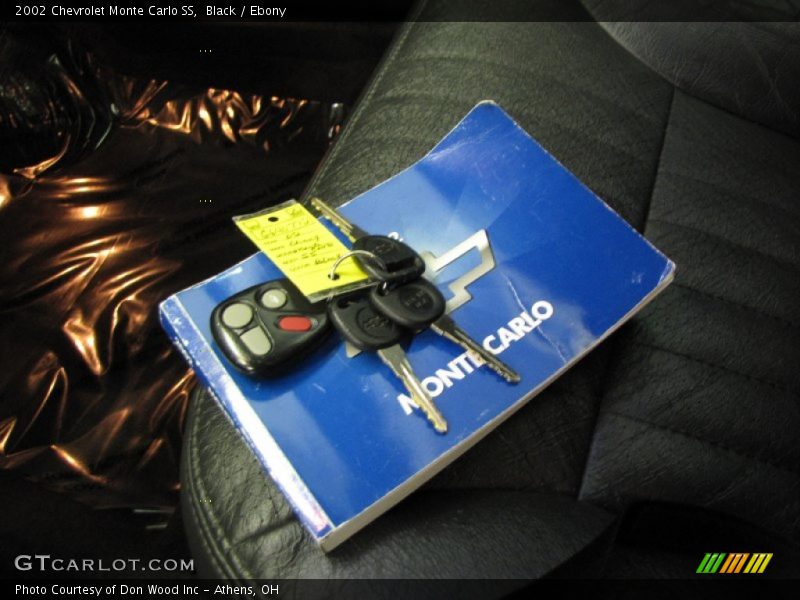 Black / Ebony 2002 Chevrolet Monte Carlo SS