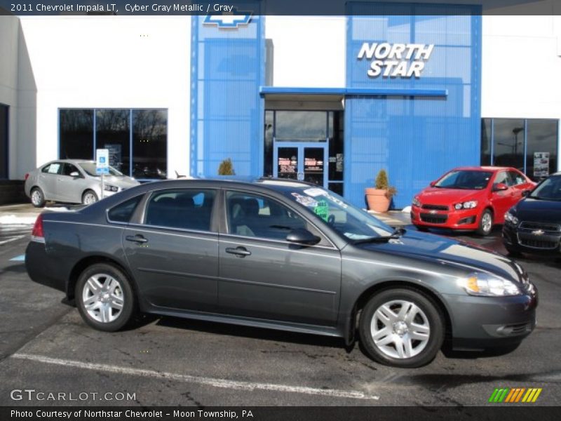 Cyber Gray Metallic / Gray 2011 Chevrolet Impala LT