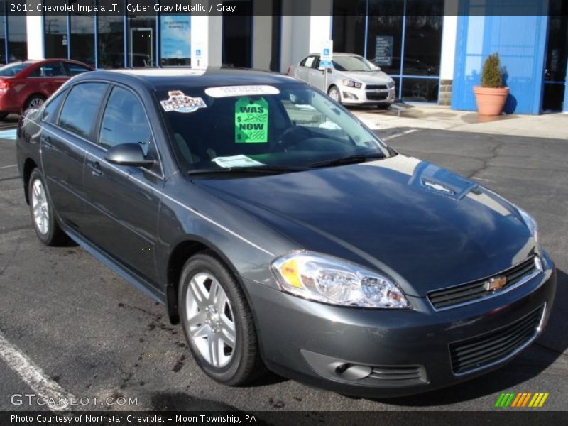 Cyber Gray Metallic / Gray 2011 Chevrolet Impala LT