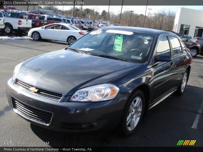 Cyber Gray Metallic / Gray 2011 Chevrolet Impala LT