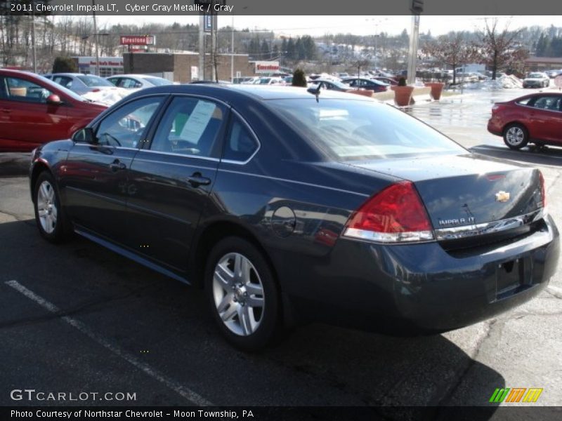 Cyber Gray Metallic / Gray 2011 Chevrolet Impala LT