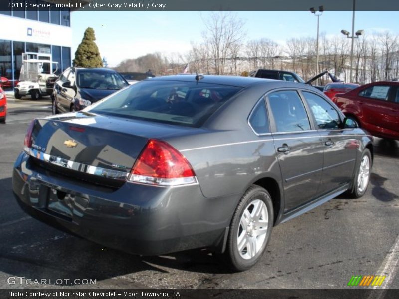 Cyber Gray Metallic / Gray 2011 Chevrolet Impala LT