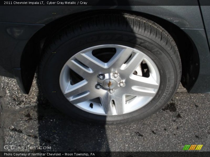 Cyber Gray Metallic / Gray 2011 Chevrolet Impala LT