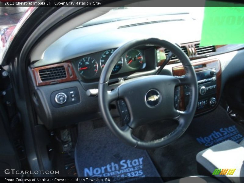 Cyber Gray Metallic / Gray 2011 Chevrolet Impala LT