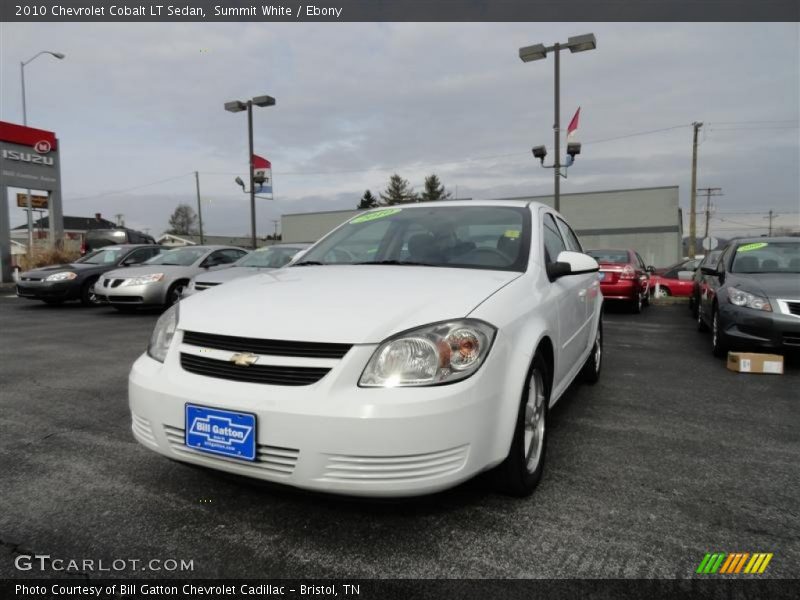 Summit White / Ebony 2010 Chevrolet Cobalt LT Sedan