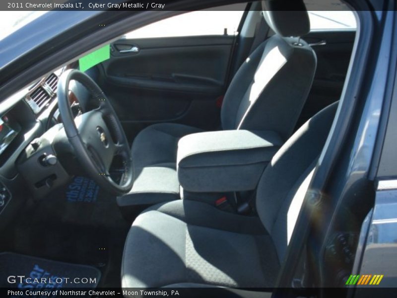 Cyber Gray Metallic / Gray 2011 Chevrolet Impala LT
