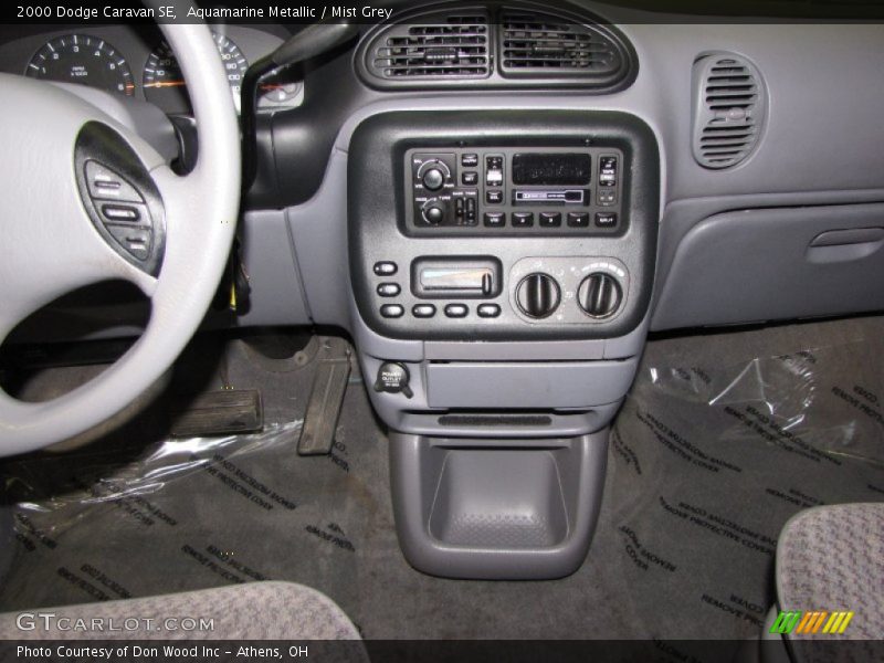 Aquamarine Metallic / Mist Grey 2000 Dodge Caravan SE