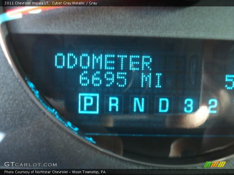 Cyber Gray Metallic / Gray 2011 Chevrolet Impala LT