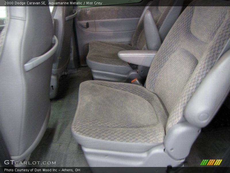 Aquamarine Metallic / Mist Grey 2000 Dodge Caravan SE