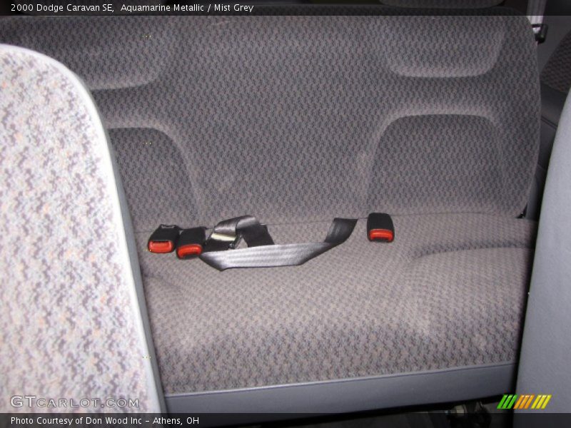 Aquamarine Metallic / Mist Grey 2000 Dodge Caravan SE
