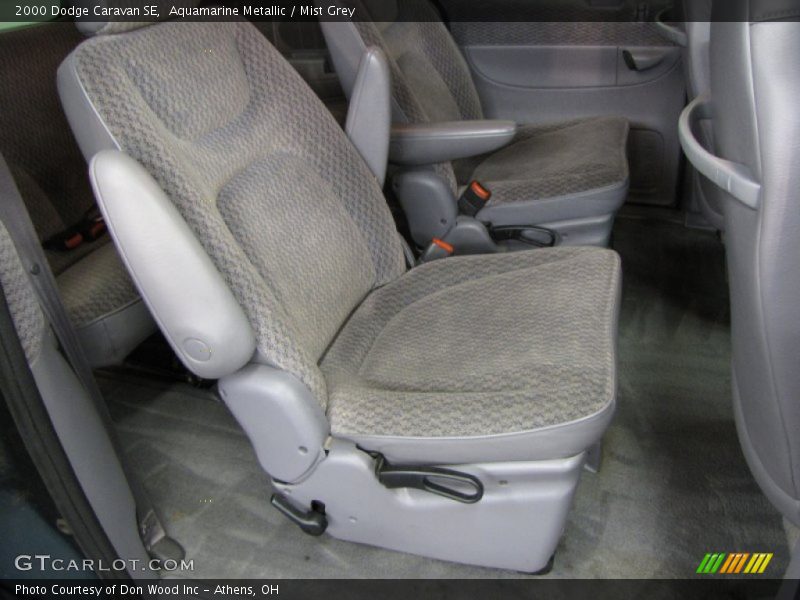 Aquamarine Metallic / Mist Grey 2000 Dodge Caravan SE