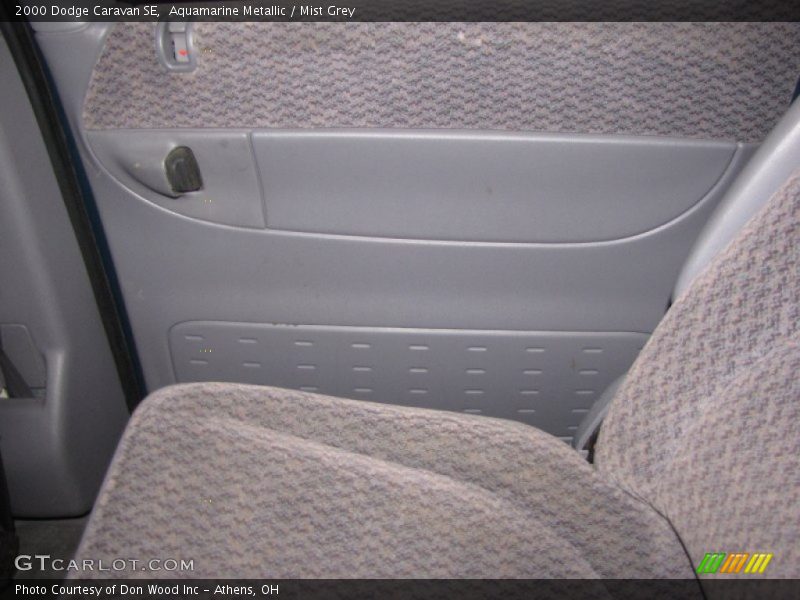 Aquamarine Metallic / Mist Grey 2000 Dodge Caravan SE