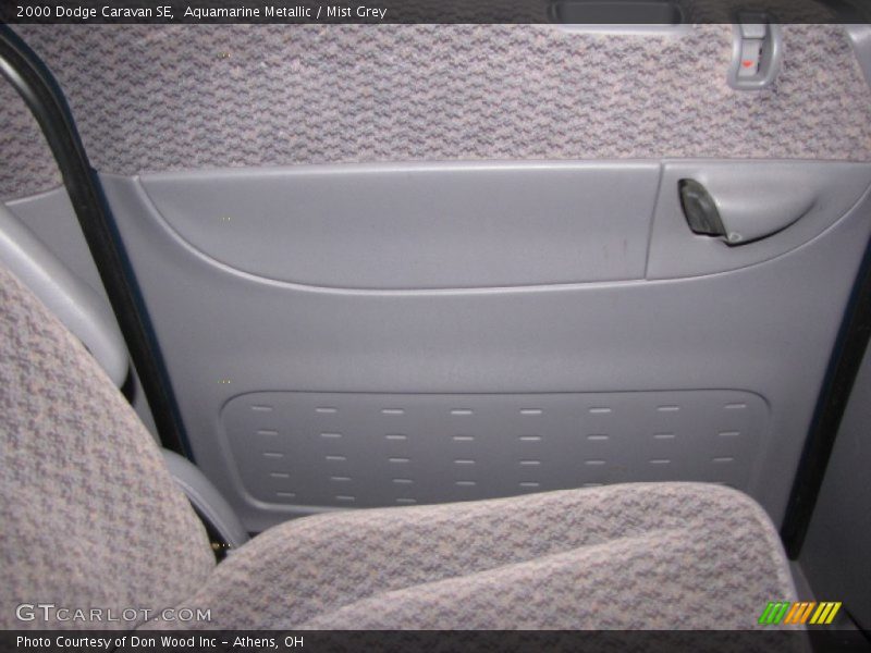 Aquamarine Metallic / Mist Grey 2000 Dodge Caravan SE