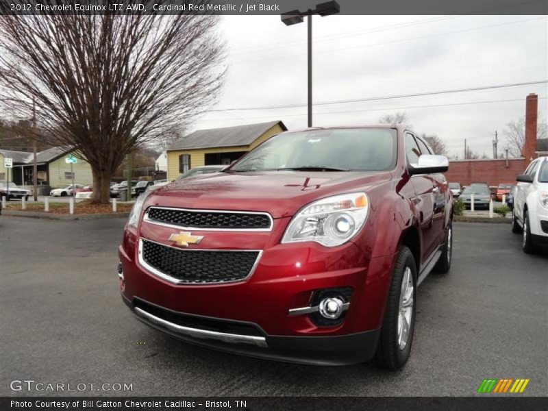 Cardinal Red Metallic / Jet Black 2012 Chevrolet Equinox LTZ AWD