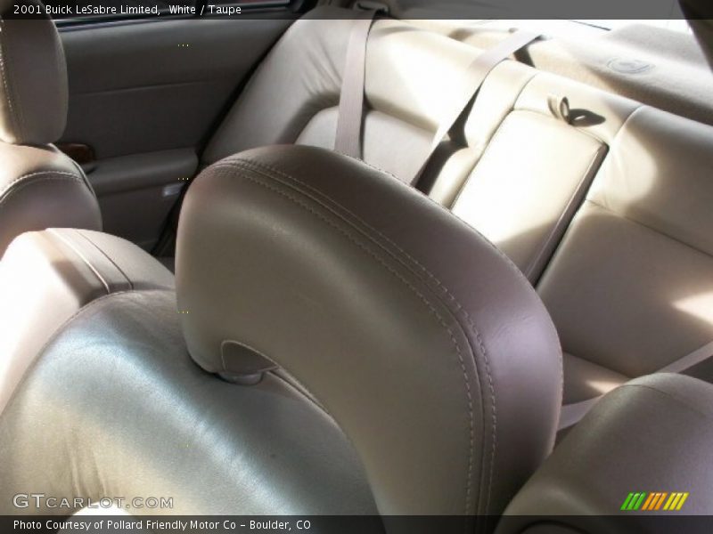 White / Taupe 2001 Buick LeSabre Limited