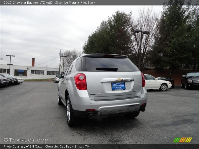 Silver Ice Metallic / Jet Black 2012 Chevrolet Equinox LTZ AWD