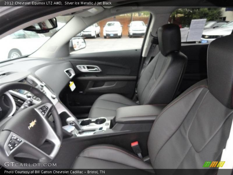 Silver Ice Metallic / Jet Black 2012 Chevrolet Equinox LTZ AWD