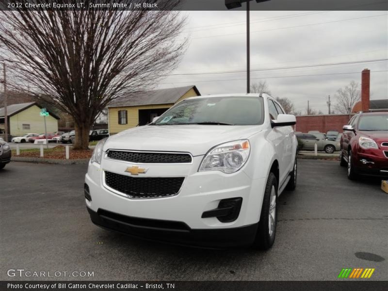 Summit White / Jet Black 2012 Chevrolet Equinox LT