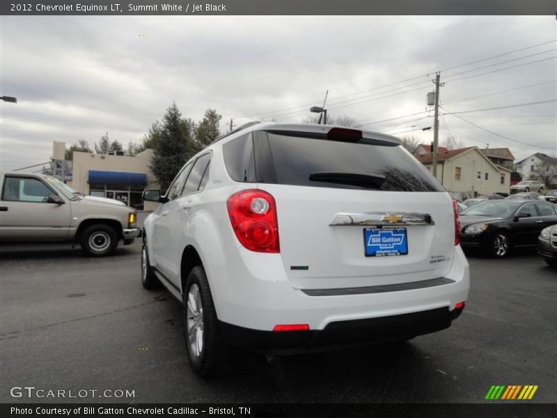 Summit White / Jet Black 2012 Chevrolet Equinox LT