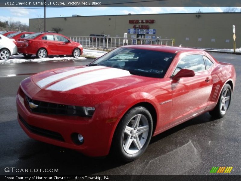 Victory Red / Black 2012 Chevrolet Camaro LT Coupe