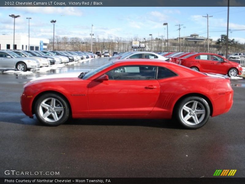 Victory Red / Black 2012 Chevrolet Camaro LT Coupe