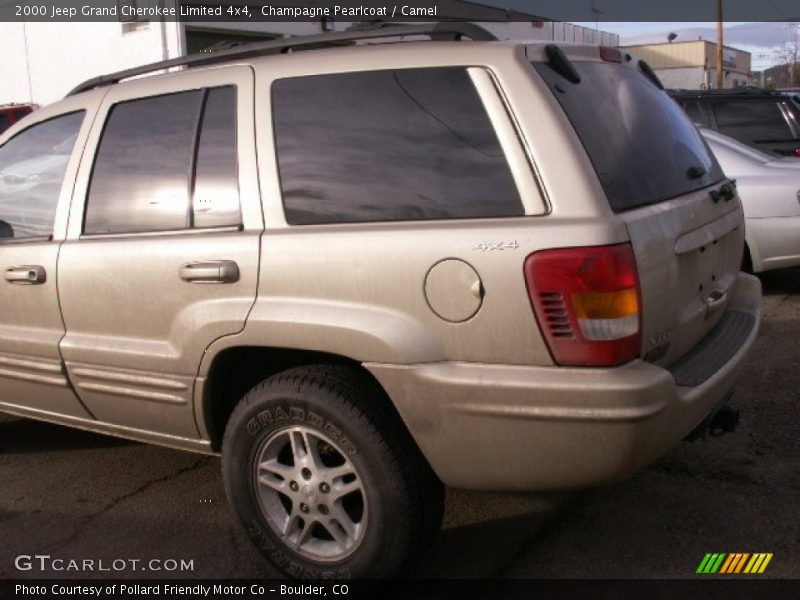 Champagne Pearlcoat / Camel 2000 Jeep Grand Cherokee Limited 4x4
