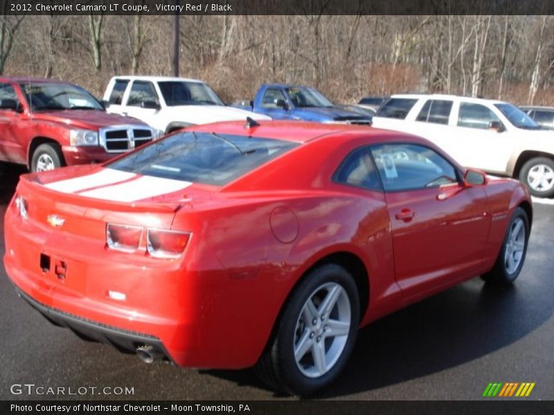 Victory Red / Black 2012 Chevrolet Camaro LT Coupe